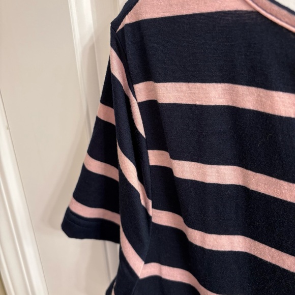 Amazon Nemidor Blue and Pink Stripe Maxi Dress 16 - Picture 8 of 9